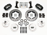 Wilwood - 64–72 GM A-Body | 67–69 GM F-Body | 64–82 Corvette | With Ridetech Spindles - Forged Dynalite Pro Series Front Brake Kit - 11 Inch