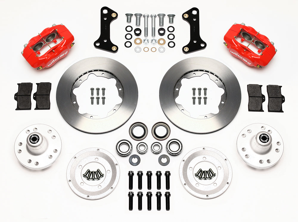 Wilwood - 64–72 GM A-Body | 67–69 GM F-Body | 64–82 Corvette | With Ridetech Spindles - Forged Dynalite Pro Series Front Brake Kit - 11 Inch