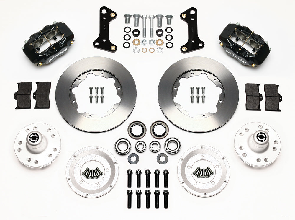 Wilwood - 64–72 GM A-Body | 67–69 GM F-Body | 64–82 Corvette | With Ridetech Spindles - Forged Dynalite Pro Series Front Brake Kit - 11 Inch
