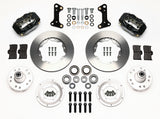Wilwood - 64–72 GM A-Body | 67–69 GM F-Body | 64–82 Corvette | With Ridetech Spindles - Forged Dynalite Pro Series Front Brake Kit - 11 Inch