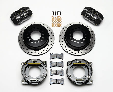 Wilwood - Kit de freno trasero grande Chevy/GMC C10 1963-1986, Dynapro forjado de perfil bajo (rotor de 6 x 5,50), rotores de 11 pulgadas