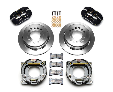 Wilwood - Kit de freno trasero grande Chevy/GMC C10 1963-1986, Dynapro forjado de perfil bajo (rotor de 6 x 5,50), rotores de 11 pulgadas