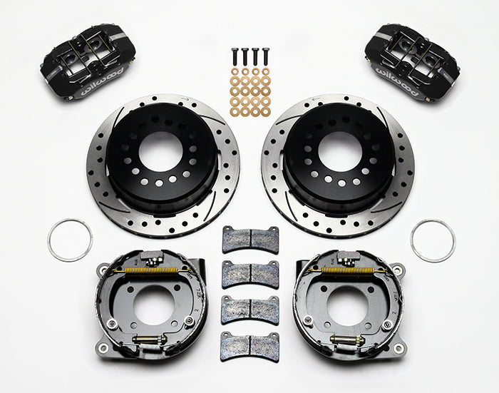 Wilwood - 10/12 Bolt - 2.75 - 2.81 Offset - Forged Dynapro Low-Profile Rear Parking Brake Kit - 11 Inch - Rear Caliper Mounting