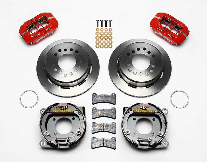 Wilwood - 10/12 Bolt - 2.75 - 2.81 Offset - Forged Dynapro Low-Profile Rear Parking Brake Kit - 11 Inch - Rear Caliper Mounting