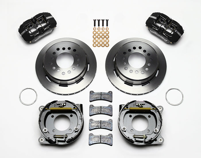 Wilwood - 10/12 Bolt - 2.75 - 2.81 Offset - Forged Dynapro Low-Profile Rear Parking Brake Kit - 11 Inch - Rear Caliper Mounting