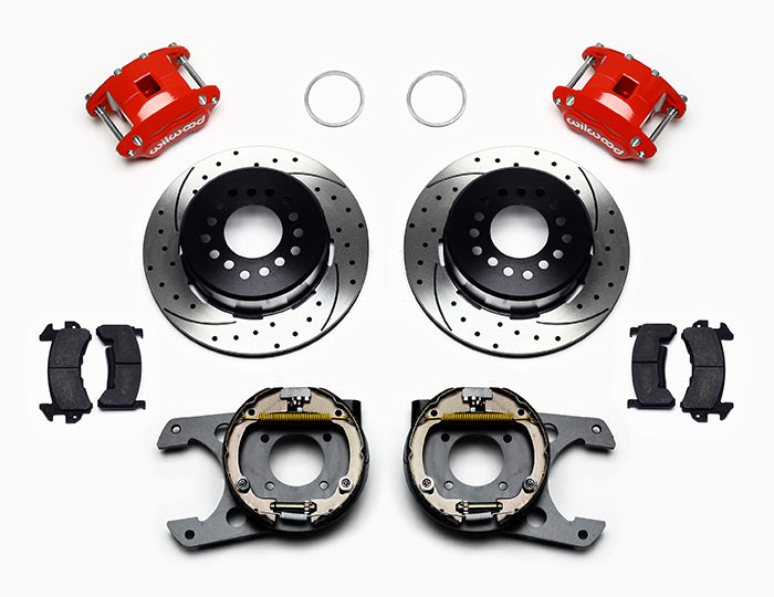 Wilwood - 10/12 Bolt - 2.75/2.81 Offset -  D154 Rear Parking Brake Kit - 12.19 Inch - Rear Caliper Mounting
