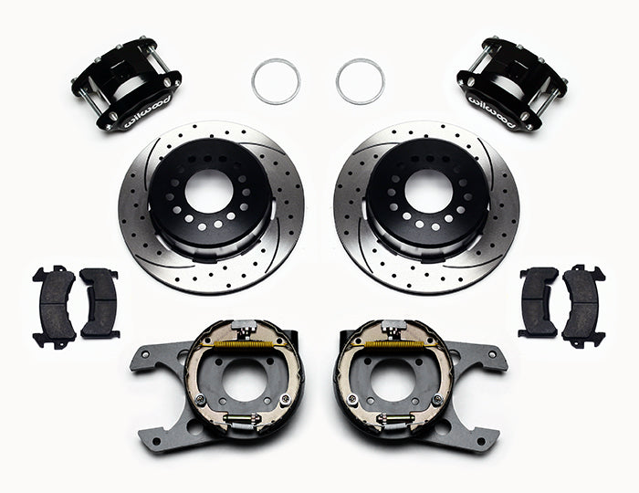 Wilwood - 10/12 Bolt - 2.75/2.81 Offset -  D154 Rear Parking Brake Kit - 12.19 Inch - Rear Caliper Mounting