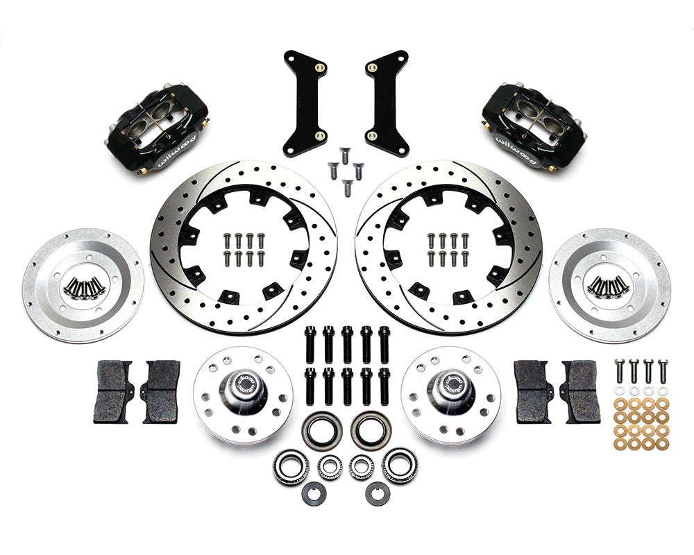 Wilwood - Kit de freno delantero grande Dynalite forjado para Chevy S10 1982-2003 - Rotores de 12,19 pulgadas