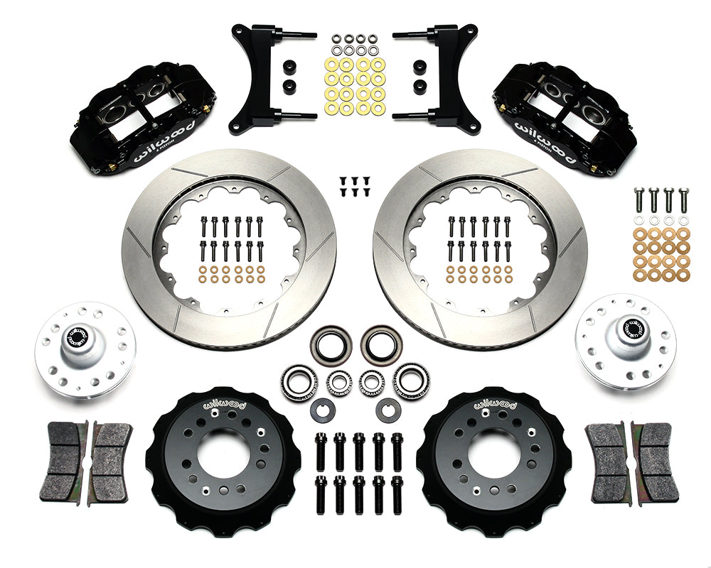 Wilwood - Kit de frenos delanteros grandes Superlite 6R estrechos forjados para Chevy S10 1982-2003 - Rotores de 14 pulgadas