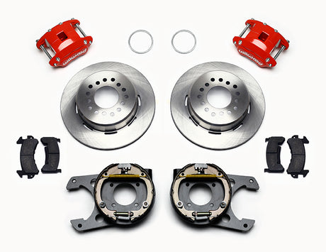 Wilwood - 10/12 Bolt - 2.75/2.81 Offset - D154 Rear Parking Brake Kit - 12.19 Inch - Staggered Caliper Mounting