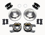 Wilwood - 10/12 Bolt - 2.75/2.81 Offset - D154 Rear Parking Brake Kit - 12.19 Inch - Staggered Caliper Mounting