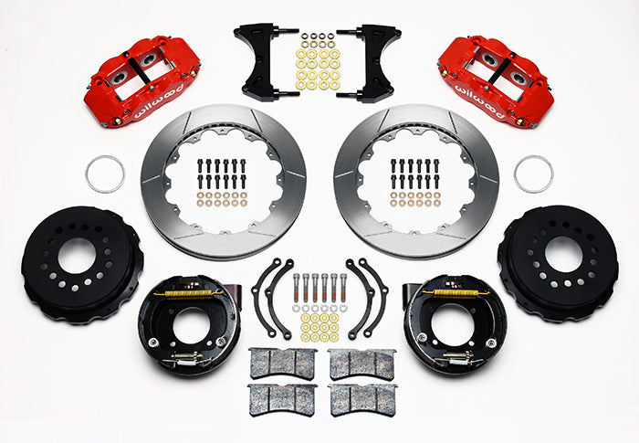 Wilwood - 10/12 Bolt - 2.75 Offset - Forged Narrow Superlite 4R Calipers - 12.88 Inch - Rear Caliper Mounting