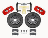 Wilwood - 1964–1981 A/F/X-Body, 1963–1982 Corvette, 1964–1970 Mustang | Ridetech, Art Morrison, Detroit Speed - AERO6 WCCB Carbon-Ceramic Big Brake Front Brake Kit - 14 inch