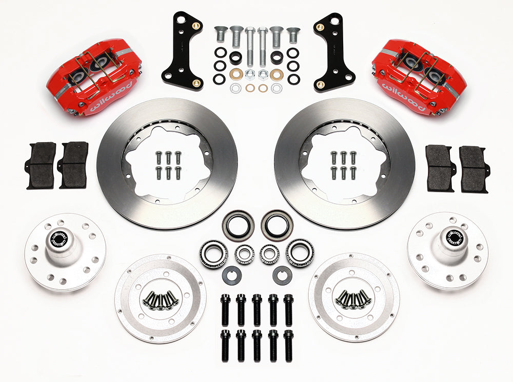 Wilwood - 64–72 GM A-Body | 67–69 GM F-Body | 64–82 Corvette | With Ridetech Spindles - Dynapro Dust-Boot Pro Series Front Brake Kit - 11 Inch