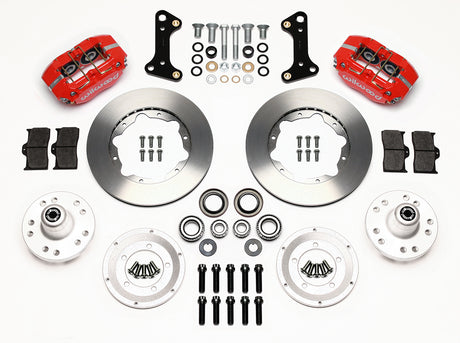 Wilwood - 64–72 GM A-Body | 67–69 GM F-Body | 64–82 Corvette | With Ridetech Spindles - Dynapro Dust-Boot Pro Series Front Brake Kit - 11 Inch