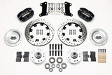 Wilwood - 64–72 GM A-Body | 67–69 GM F-Body | 64–82 Corvette | With Ridetech Spindles - Dynapro Dust-Boot Big Brake Front Brake Kit (Hub) - 12.19 Inch