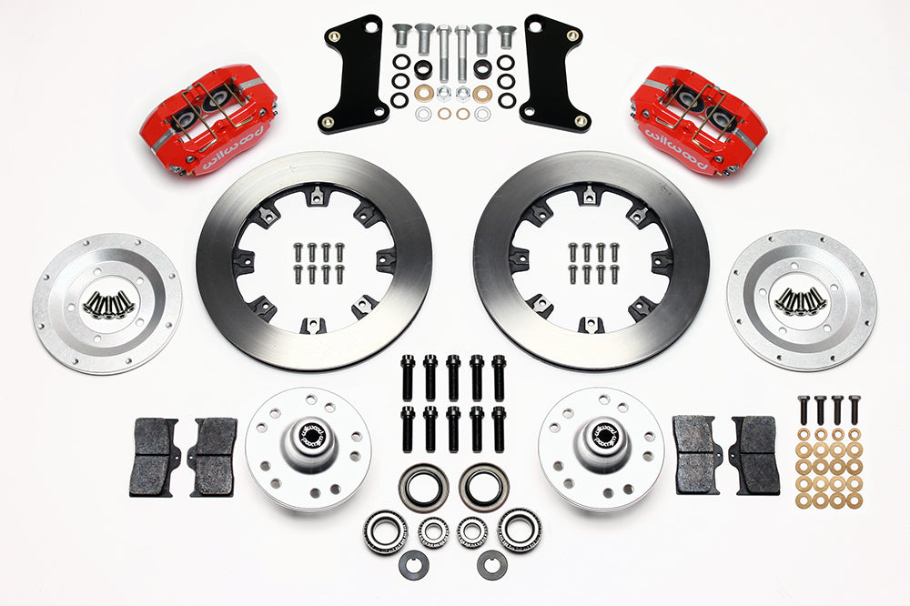 Wilwood - 64–72 GM A-Body | 67–69 GM F-Body | 64–82 Corvette | With Ridetech Spindles - Dynapro Dust-Boot Big Brake Front Brake Kit (Hub) - 12.19 Inch