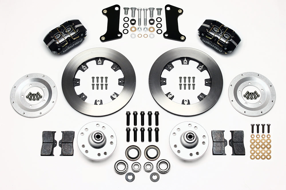 Wilwood - 64–72 GM A-Body | 67–69 GM F-Body | 64–82 Corvette | With Ridetech Spindles - Dynapro Dust-Boot Big Brake Front Brake Kit (Hub) - 12.19 Inch