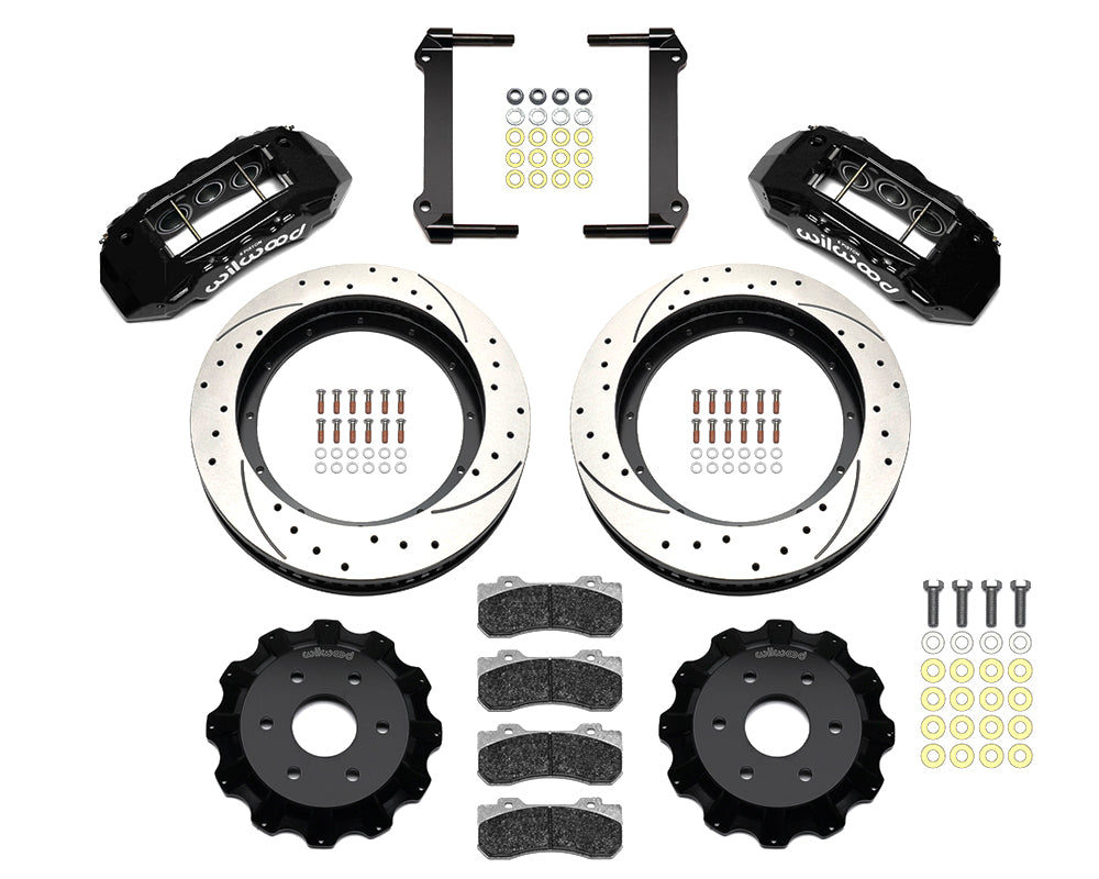 Wilwood - Kit de frenos delanteros grandes para Chevy/GMC Silverado 1500 TX6R 1999-2018 - Rotores de 16 pulgadas