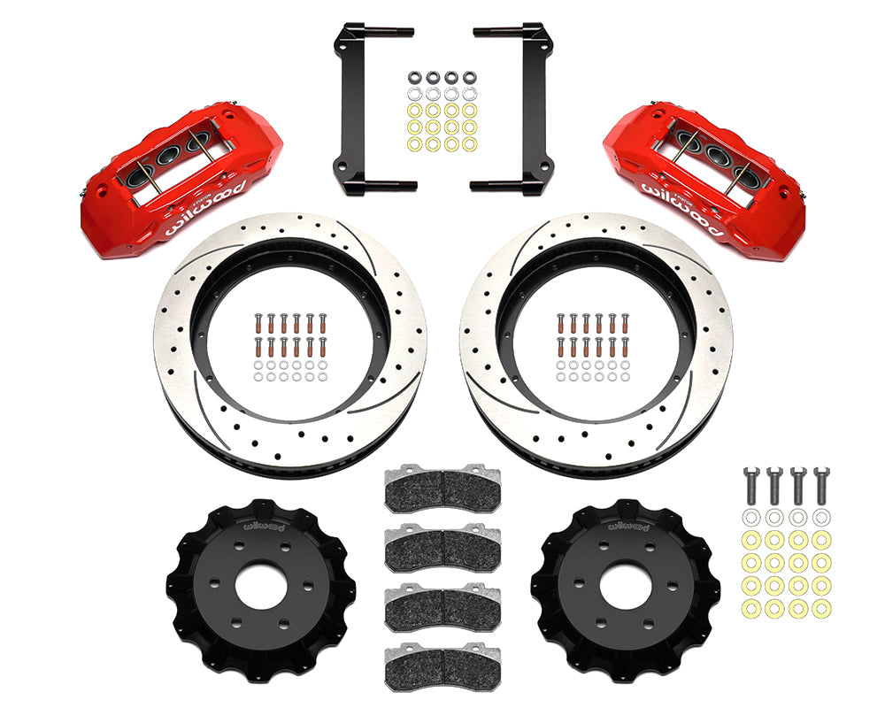Wilwood - Kit de frenos delanteros grandes para Chevy/GMC Silverado 1500 TX6R 1999-2018 - Rotores de 16 pulgadas