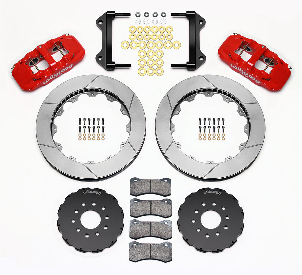 Wilwood - 1964–1981 A/F/X-Body, 1963–1982 Corvette, 1964–1970 Mustang | Ridetech, Art Morrison, Detroit Speed - AERO6 Big Brake Front Brake Kit - 15 inch