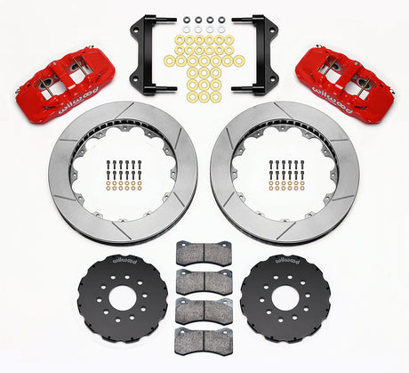 Wilwood - 1964–1981 A/F/X-Body, 1963–1982 Corvette, 1964–1970 Mustang | Ridetech, Art Morrison, Detroit Speed - AERO6 Big Brake Front Brake Kit - 15 inch