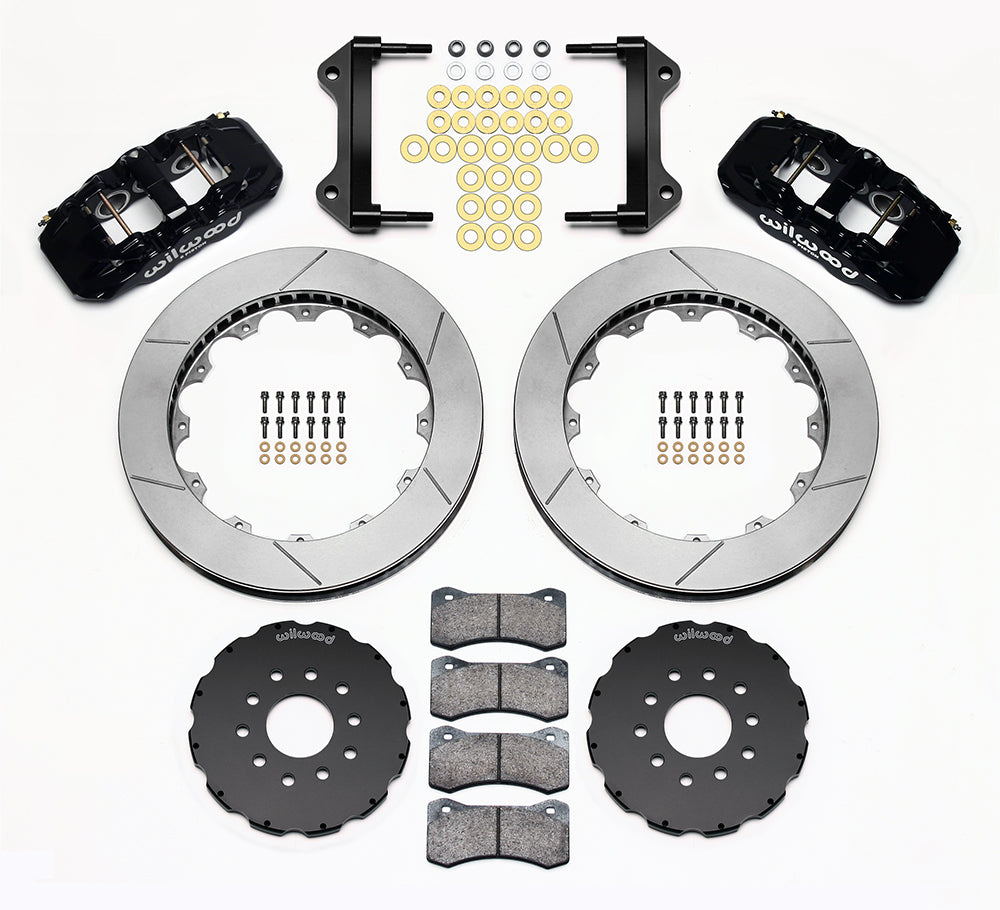 Wilwood - 1964–1981 A/F/X-Body, 1963–1982 Corvette, 1964–1970 Mustang | Ridetech, Art Morrison, Detroit Speed - AERO6 Big Brake Front Brake Kit - 15 inch