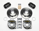 Wilwood - 10/12 Bolt - 2.75 - 2.81 Offset - Forged Dynapro Low-Profile Rear Parking Brake Kit - 11 Inch - Staggered Caliper Mounting