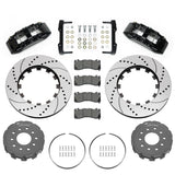 Wilwood - 1964–1981 A/F/X-Body, 1963–1982 Corvette, 1964–1970 Mustang | Ridetech, Art Morrison, Detroit Speed - SX6R Big Brake Dynamic Front Brake Kit - 14 inch