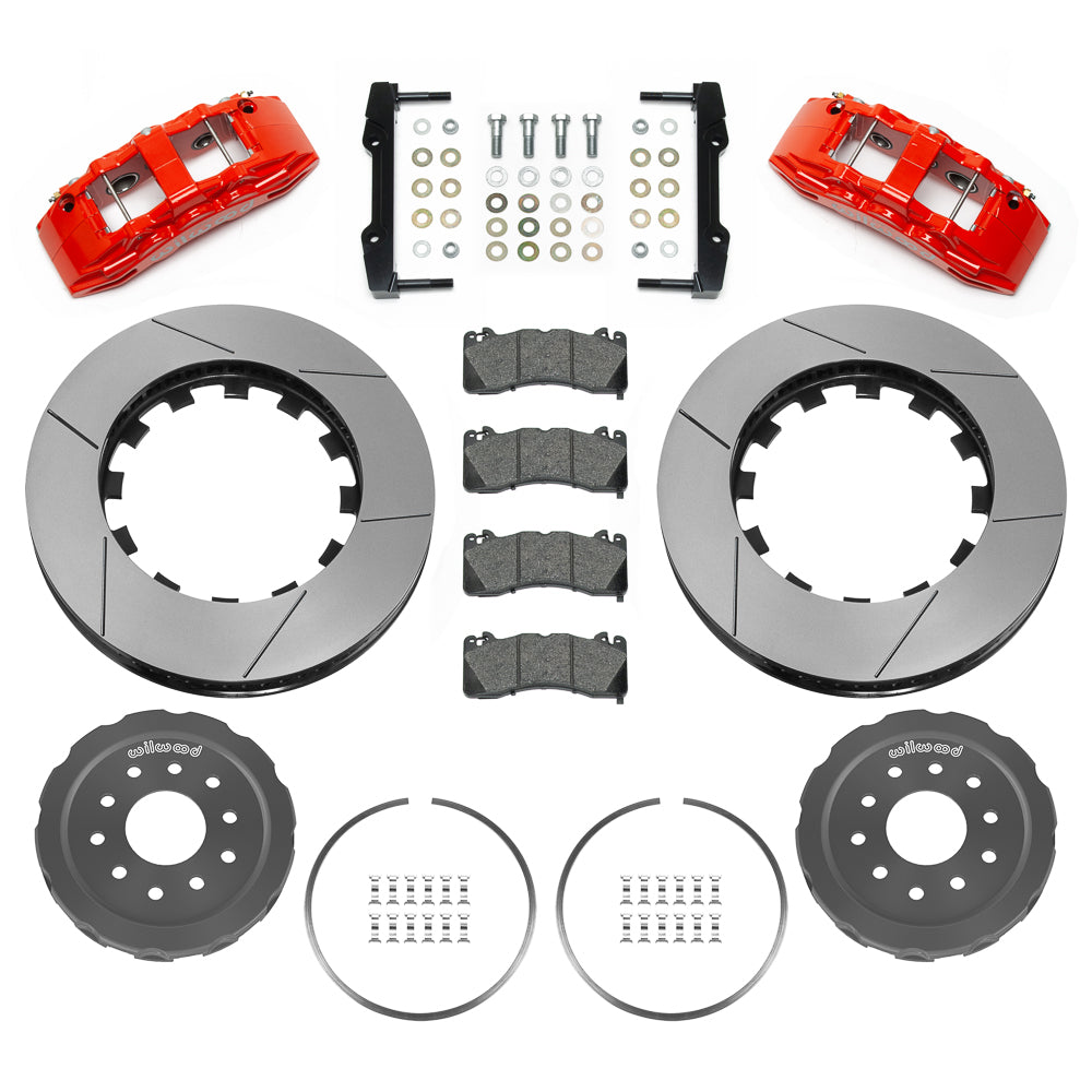 Wilwood - 1964–1981 A/F/X-Body, 1963–1982 Corvette, 1964–1970 Mustang | Ridetech, Art Morrison, Detroit Speed - SX6R Big Brake Dynamic Front Brake Kit - 15 inch