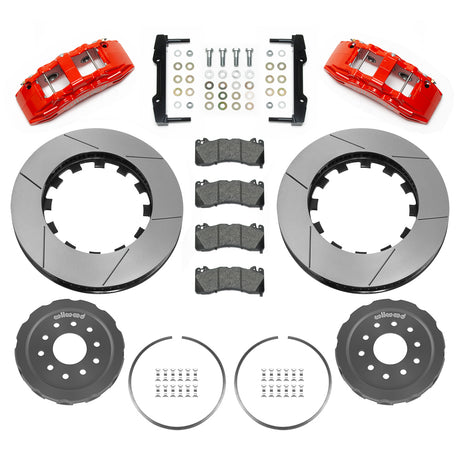 Wilwood - 1964–1981 A/F/X-Body, 1963–1982 Corvette, 1964–1970 Mustang | Ridetech, Art Morrison, Detroit Speed - SX6R Big Brake Dynamic Front Brake Kit - 15 inch