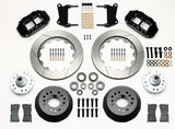 Wilwood - 64–72 GM A-Body | 67–69 GM F-Body | 64–82 Corvette | With Ridetech Spindles -  Forged Narrow Superlite 6R Dust-Seal Big Brake Front Brake Kit (Hub) - 14 Inch