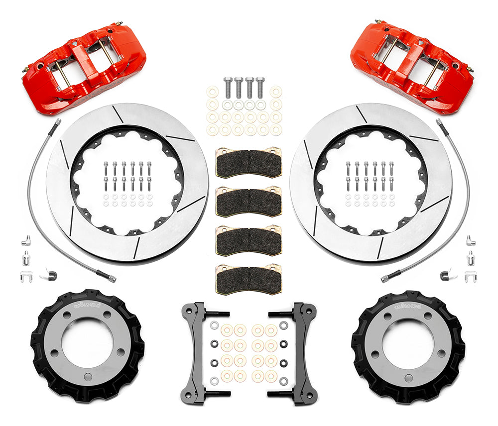 Wilwood - 2008-2015 Lexus LX570 | 2007-2018 Toyota Land Cruiser, Sequoia, Tundra AERO6 Big Brake Truck Front Brake Kit - 14.25 Inch