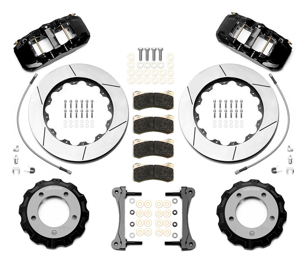 Wilwood - 2008-2015 Lexus LX570 | 2007-2018 Toyota Land Cruiser, Sequoia, Tundra AERO6 Big Brake Truck Front Brake Kit - 14.25 Inch