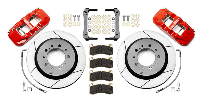 Wilwood - 2008-2015 Lexus LX570 | 2007-2018 Toyota Land Cruiser, Sequoia, Tundra AERO4 Big Brake Truck Rear Brake Kit - 14.50 Inch