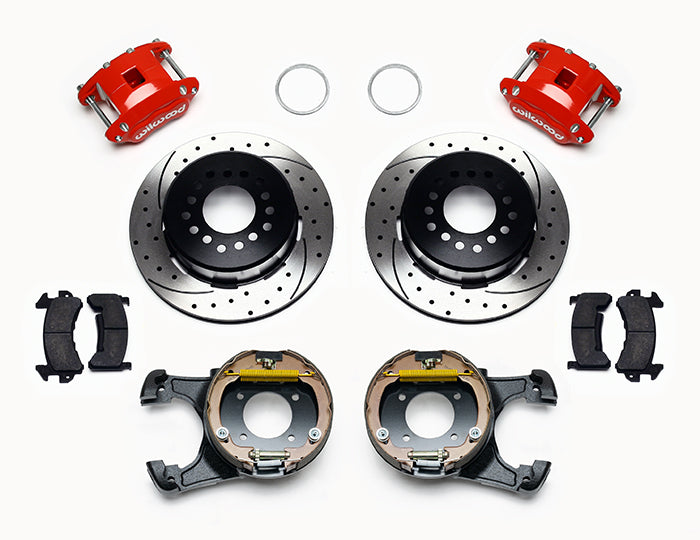 Wilwood - 10/12 Bolt - 2.75/2.81 Offset - D154 Rear Parking Brake Kit - 12.19 Inch - Front Caliper Mounting