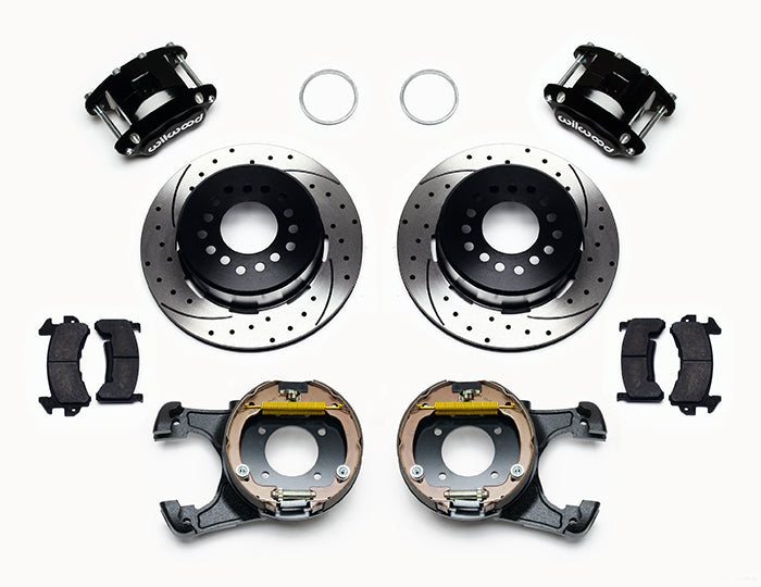 Wilwood - 10/12 Bolt - 2.75/2.81 Offset - D154 Rear Parking Brake Kit - 12.19 Inch - Front Caliper Mounting