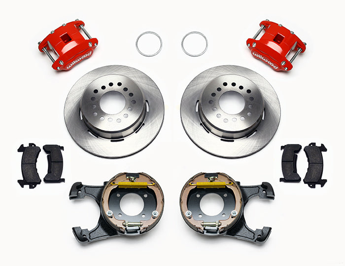 Wilwood - 10/12 Bolt - 2.75/2.81 Offset - D154 Rear Parking Brake Kit - 12.19 Inch - Front Caliper Mounting