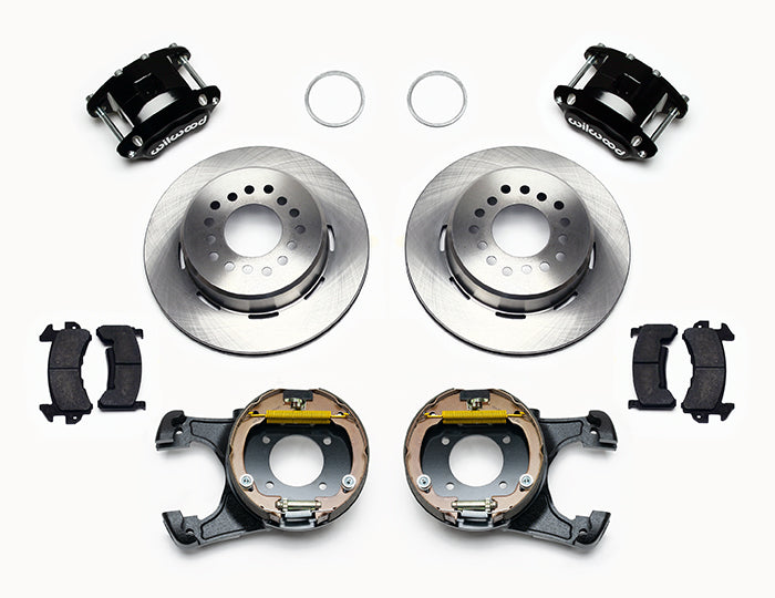 Wilwood - 10/12 Bolt - 2.75/2.81 Offset - D154 Rear Parking Brake Kit - 12.19 Inch - Front Caliper Mounting