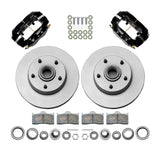 Wilwood - 1964–74 A/F/X-Body | Buick, Chevy, Olds, Pontiac, GMC | Apollo, Camaro, Chevelle, El Camino, Nova, Cutlass, GTO, Firebird - Forged Narrow Superlite 6R Big Brake Front Brake Kit (Hub) - 11 Inch