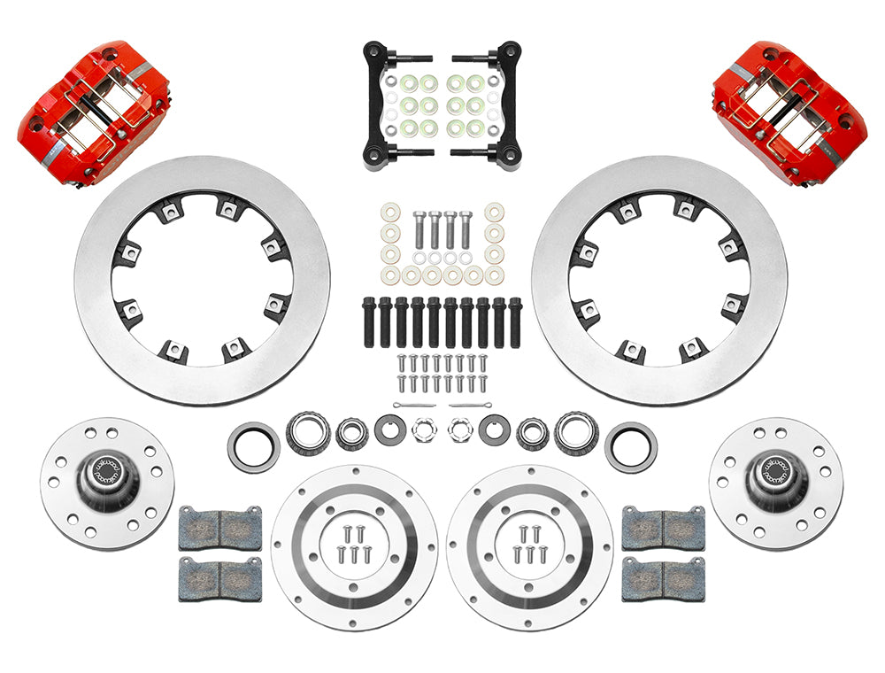 Wilwood - 1964–74 A/F/X-Body | Buick, Chevy, Olds, Pontiac, GMC | Apollo, Camaro, Chevelle, El Camino, Nova, Cutlass, GTO, Firebird - Dynapro Radial Big Brake Front Brake Kit (Hub) - 11.75 Inch