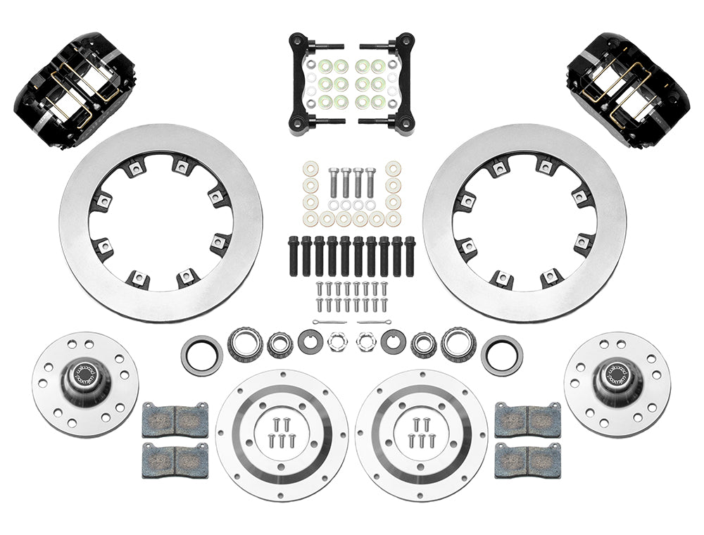 Wilwood - 1964–74 A/F/X-Body | Buick, Chevy, Olds, Pontiac, GMC | Apollo, Camaro, Chevelle, El Camino, Nova, Cutlass, GTO, Firebird - Dynapro Radial Big Brake Front Brake Kit (Hub) - 11.75 Inch