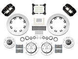 Wilwood - 1964–74 A/F/X-Body | Buick, Chevy, Olds, Pontiac, GMC | Apollo, Camaro, Chevelle, El Camino, Nova, Cutlass, GTO, Firebird - Dynapro Radial Big Brake Front Brake Kit (Hub) - 11.75 Inch