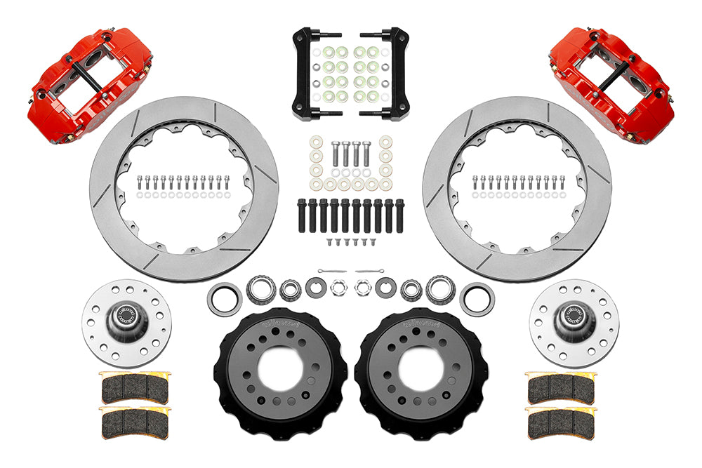 Wilwood - 1964–74 A/F/X-Body | Buick, Chevy, Olds, Pontiac, GMC | Apollo, Camaro, Chevelle, El Camino, Nova, Cutlass, GTO, Firebird -  Classic Series Dynalite Front Brake Kit - 12.88 Inch