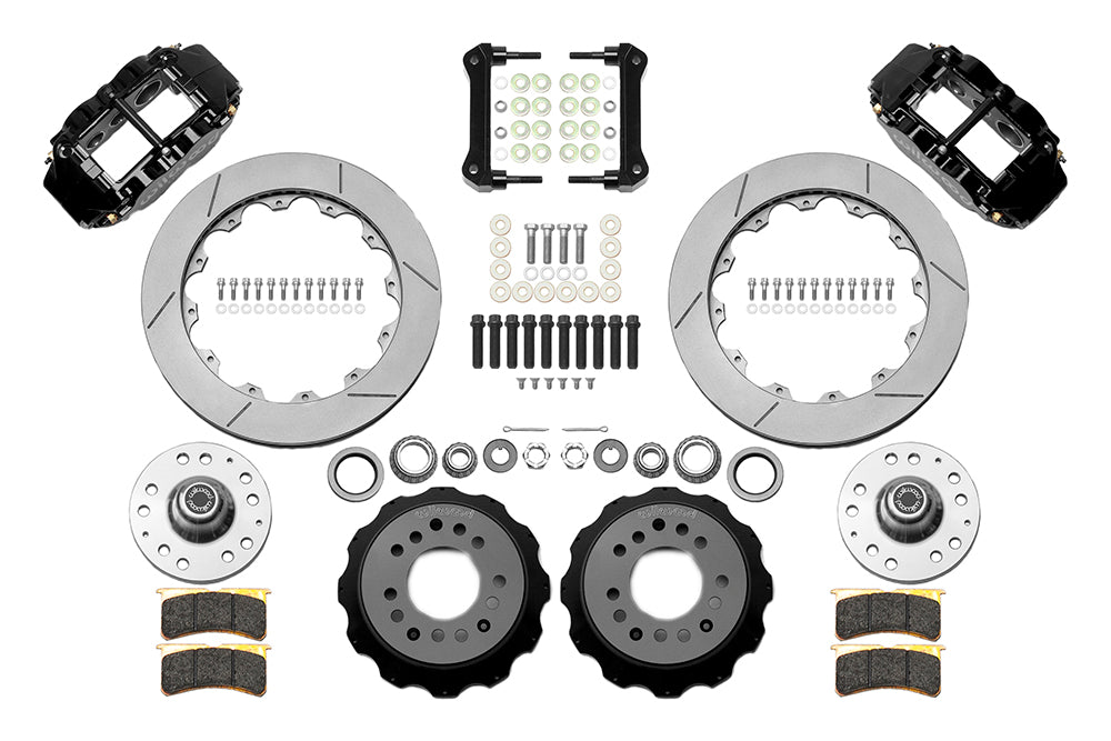 Wilwood - 1964–74 A/F/X-Body | Buick, Chevy, Olds, Pontiac, GMC | Apollo, Camaro, Chevelle, El Camino, Nova, Cutlass, GTO, Firebird -  Classic Series Dynalite Front Brake Kit - 12.88 Inch