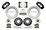 Wilwood - 1964–74 A/F/X-Body | Buick, Chevy, Olds, Pontiac, GMC | Apollo, Camaro, Chevelle, El Camino, Nova, Cutlass, GTO, Firebird - Forged Narrow Superlite 6R Big Brake Front Brake Kit (Hub) - 14 Inch
