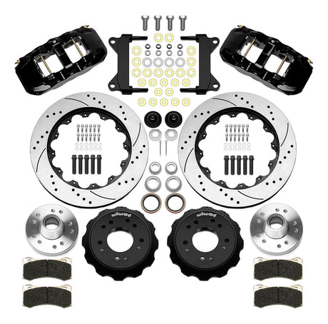 Wilwood - Kit de frenos delanteros grandes AERO6 (buje y rotor de 2 piezas) para Chevy/GMC C10 1963-1986 - Rotores de 14 pulgadas