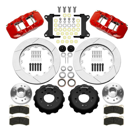 Wilwood - Kit de frenos delanteros grandes AERO6 (buje y rotor de 2 piezas) para Chevy/GMC C10 1963-1986 - Rotores de 14 pulgadas