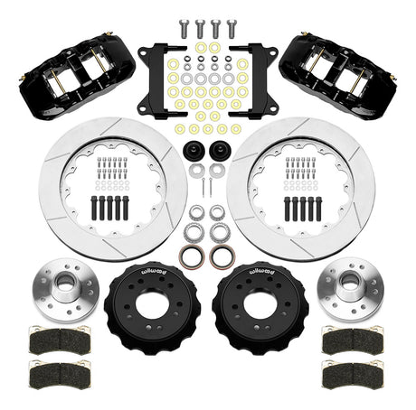 Wilwood - Kit de frenos delanteros grandes AERO6 (buje y rotor de 2 piezas) para Chevy/GMC C10 1963-1986 - Rotores de 14 pulgadas