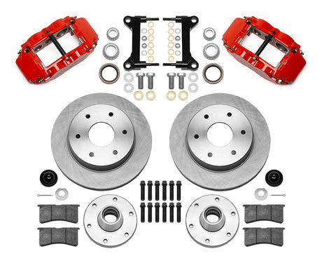 Wilwood - Kit de frenos delanteros grandes Chevy/GMC C10 1963-1986, forjados, angostos, Superlite 6R (buje de 6 x 5,50 y rotor de 2 piezas), rotores de 12,19 pulgadas